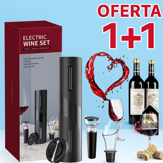 🔥OFERTA 1+1🔥Set Deschizator Electre de Sticle de Vin