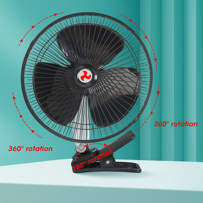 Aerovent™ - Ventilator cu prindere tip clema (8") 12v/24v