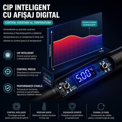 Solderix™ - Statie de Lipit cu Reglare de Temperatura – 80W