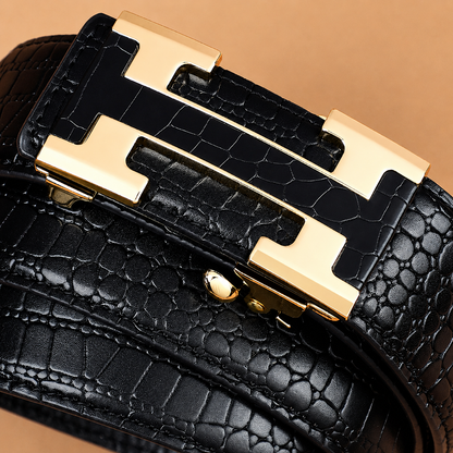 Rillux™  Curea Barbati cu Textura de Crocodil