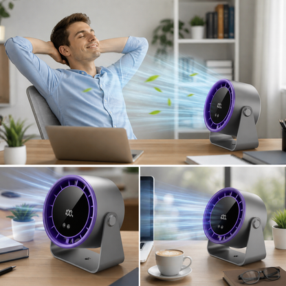 Vortiq™ – Ventilator Inteligent Ultra Silent cu Display Digital