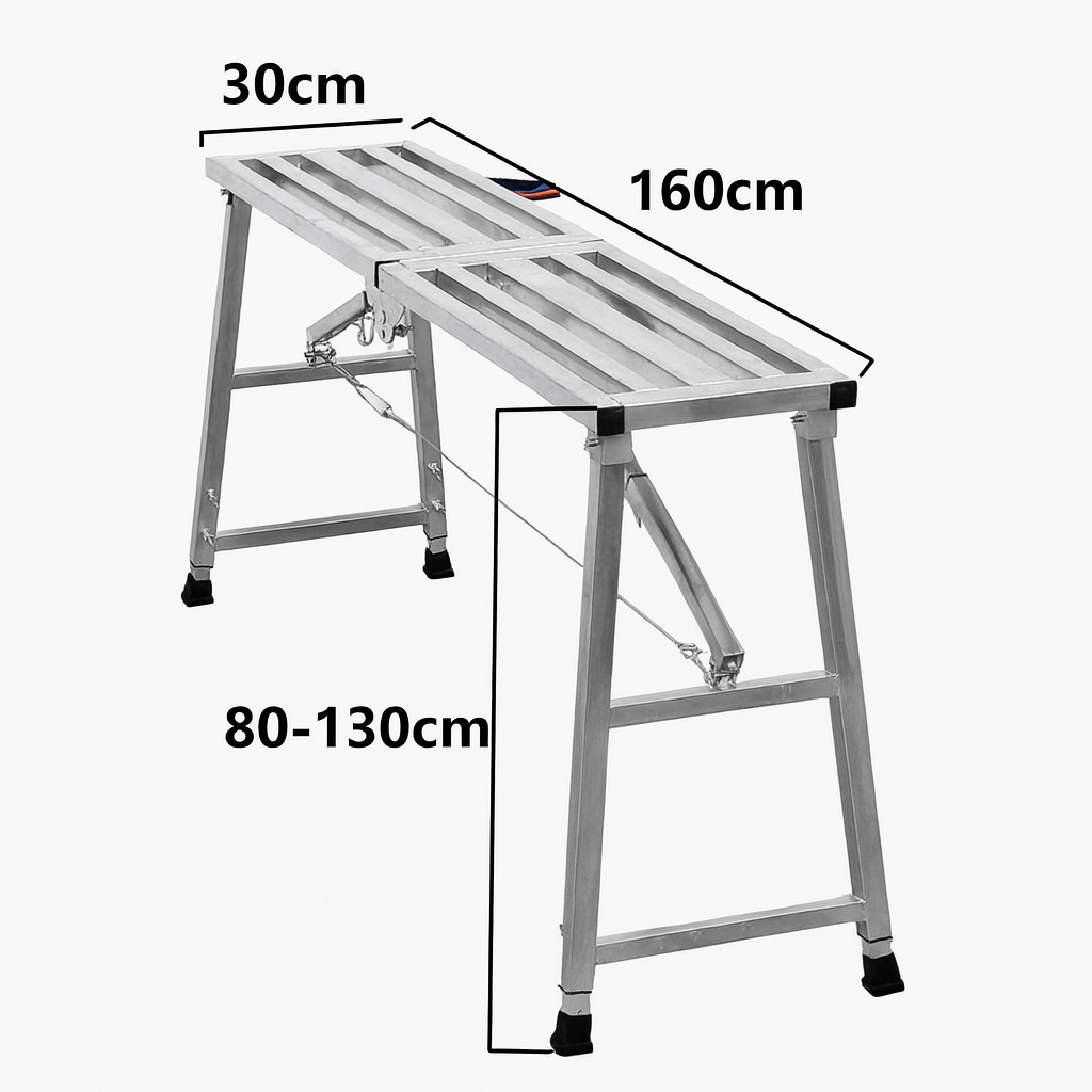 Masa/Scaffold Pliabil din Aluminiu – Reglabil pe Inaltime