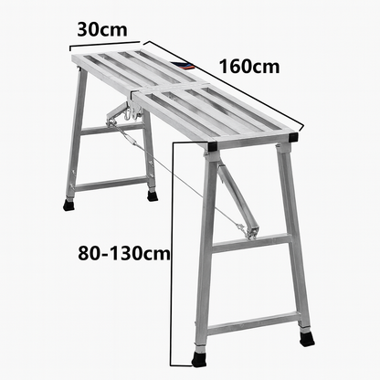Masa/Scaffold Pliabil din Aluminiu – Reglabil pe Inaltime