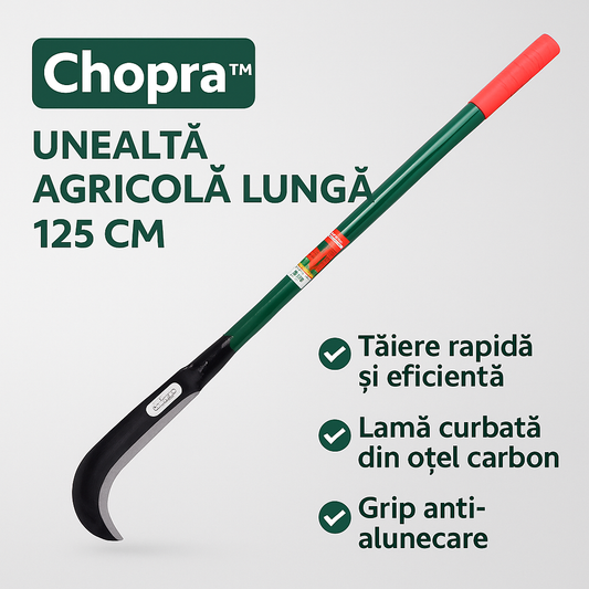 Chopra™ – Unealta agricola lunga pentru arbusti si lemn (125 cm)