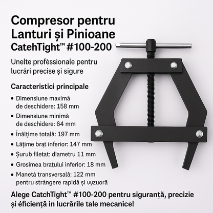 CatchTight™ Compresor pentru Lanturi si Pinioane #100-200