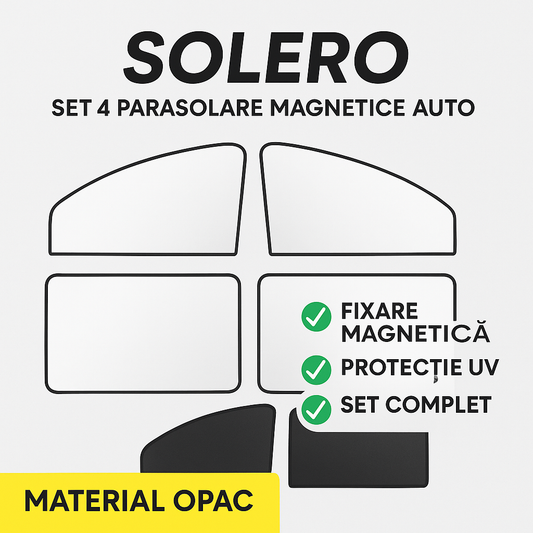 Solero™ – Set 4 Parasolare Magnetice Auto