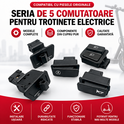 SWITCHIX™ - Set Complet de Comutatoare pentru Scuter si Tricicleta Electrica