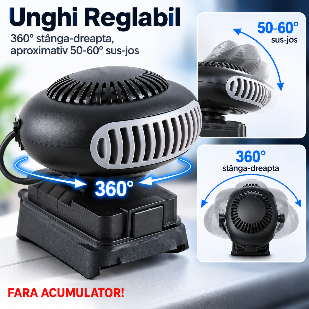 HeatForce™ - Aeroterma Portabila cu Aer Cald