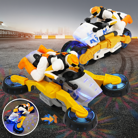 TurboSpin™ - Motocicleta Acrobatica cu Lumini si Muzica