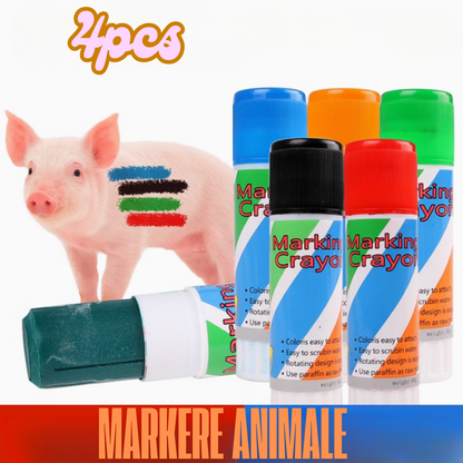 MarkPro™ - Set 4 Creioane de Marcaj pentru Animale