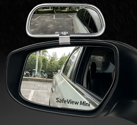 SafeView Mini™ – Oglinda Auxiliara Reglabila pentru Vizibilitate Extinsa