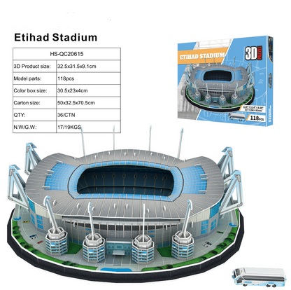 Stadionul de fotbal puzzle 3D