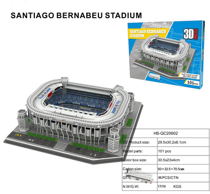 Stadionul de fotbal puzzle 3D