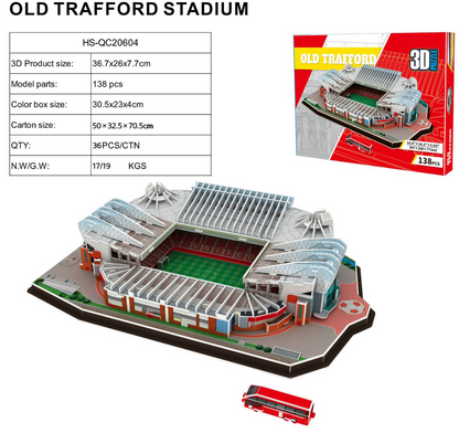 Stadionul de fotbal puzzle 3D