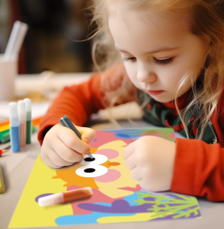 🔥 OFERTA 1+1🔥ColorArt™ – Set Creativ de Pictura cu Nisip pentru Copii (3–6 ani)