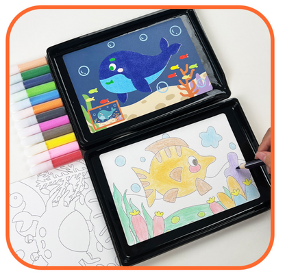 🔥 OFERTA 1+1🔥ColorArt™ – Set Creativ de Pictura cu Nisip pentru Copii (3–6 ani)