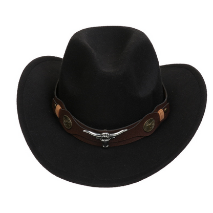 WildEdge™ - Palarie Cowboy Clasica cu Branita