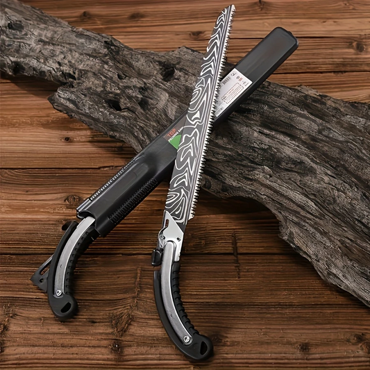 🔥OFERTA 1+1🔥BladeMark™ – Fierastrau Profesional din Otel Damaschin pentru Lemn si Gradinarit