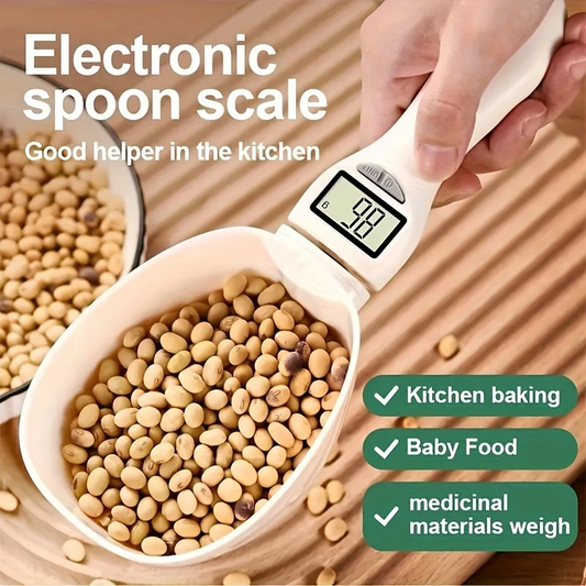 🔥OFERTA 1+1🔥SmartScoop™ – Lingura Cantar Digital pentru Hrana Uscata si Ingrediente