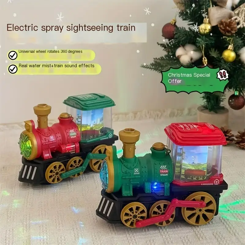 MagicSteam™ - Trenulet Electric cu Aburi, Lumini si Sunete