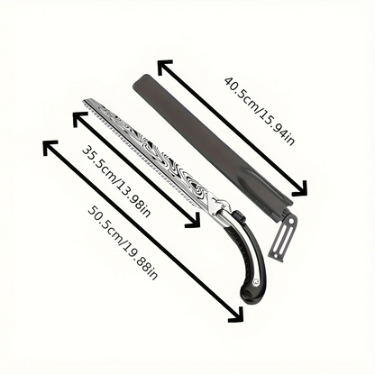🔥OFERTA 1+1🔥BladeMark™ – Fierastrau Profesional din Otel Damaschin pentru Lemn si Gradinarit