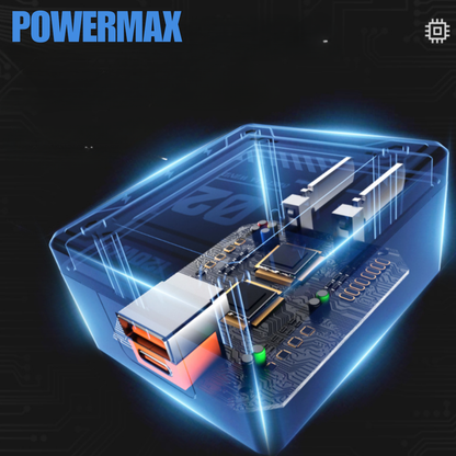 PowerMax™ - Incarcator Super Rapid 4-în-1 de 120W, Compatibil cu Apple și Android + Cablu USB Inclus