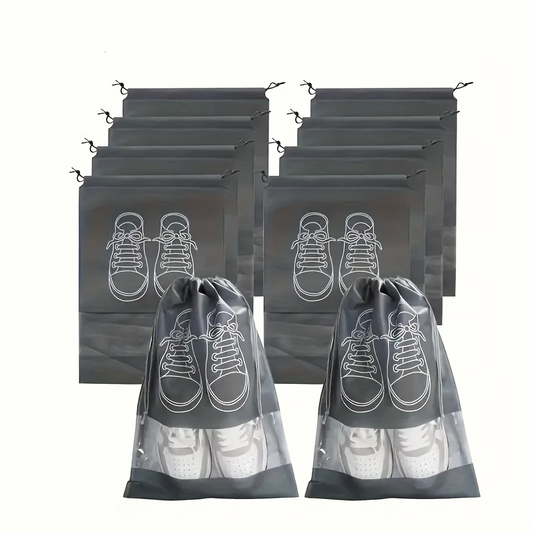 Set de 5 Saci de Calatorie pentru Incaltaminte cu Snur