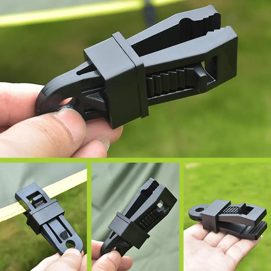 CampGrip™ – Cleme Fixare pentru Camping & Gradina (Set de 10 buc.)
