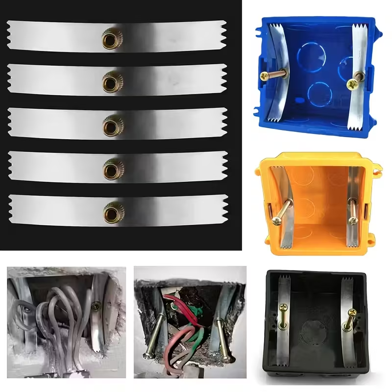 FixBox™ – Kit de reparatie pentru cutii de prize (10 cleme + 10 suruburi)