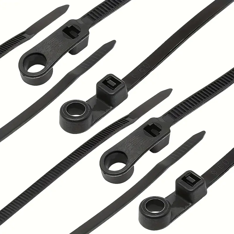 🔥OFERTA 100+200🔥Set Cabluri de Legatura cu Orificiu Rotund Auto-blocare