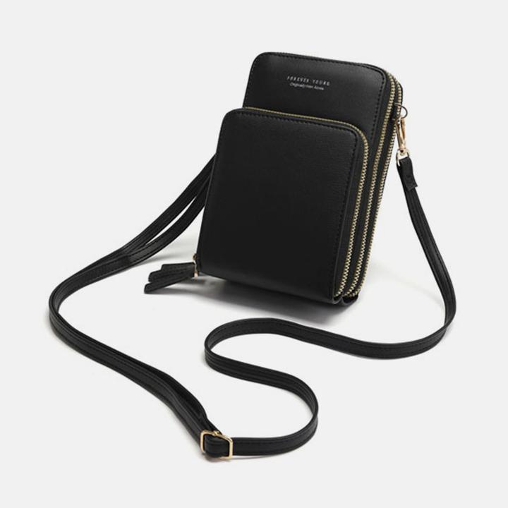 Gentuta Crossbody 4 in 1 cu 3 compartimente si TouchScreen pentru Telefon - ShopGuru