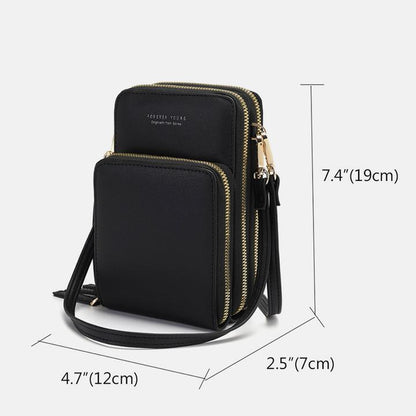 Gentuta Crossbody 4 in 1 cu 3 compartimente si TouchScreen pentru Telefon - ShopGuru