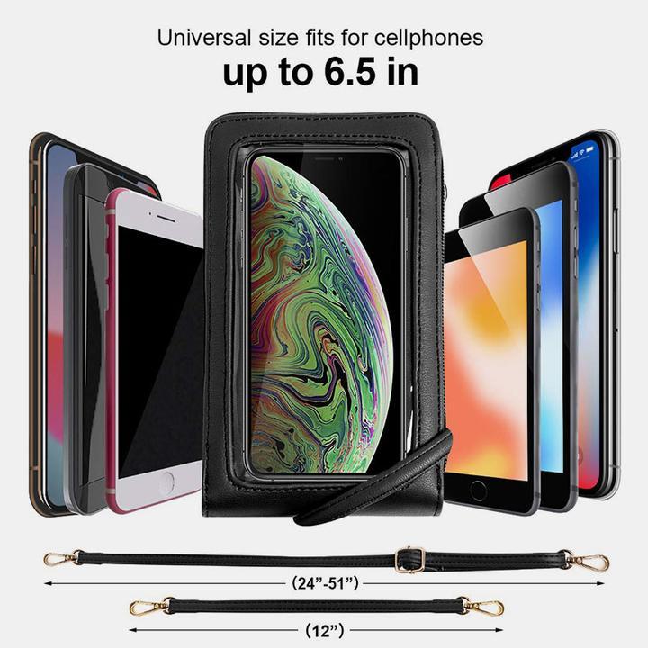 Gentuta Crossbody 4 in 1 cu 3 compartimente si TouchScreen pentru Telefon - ShopGuru