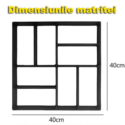 Matrita Pavaj din Beton Turnat