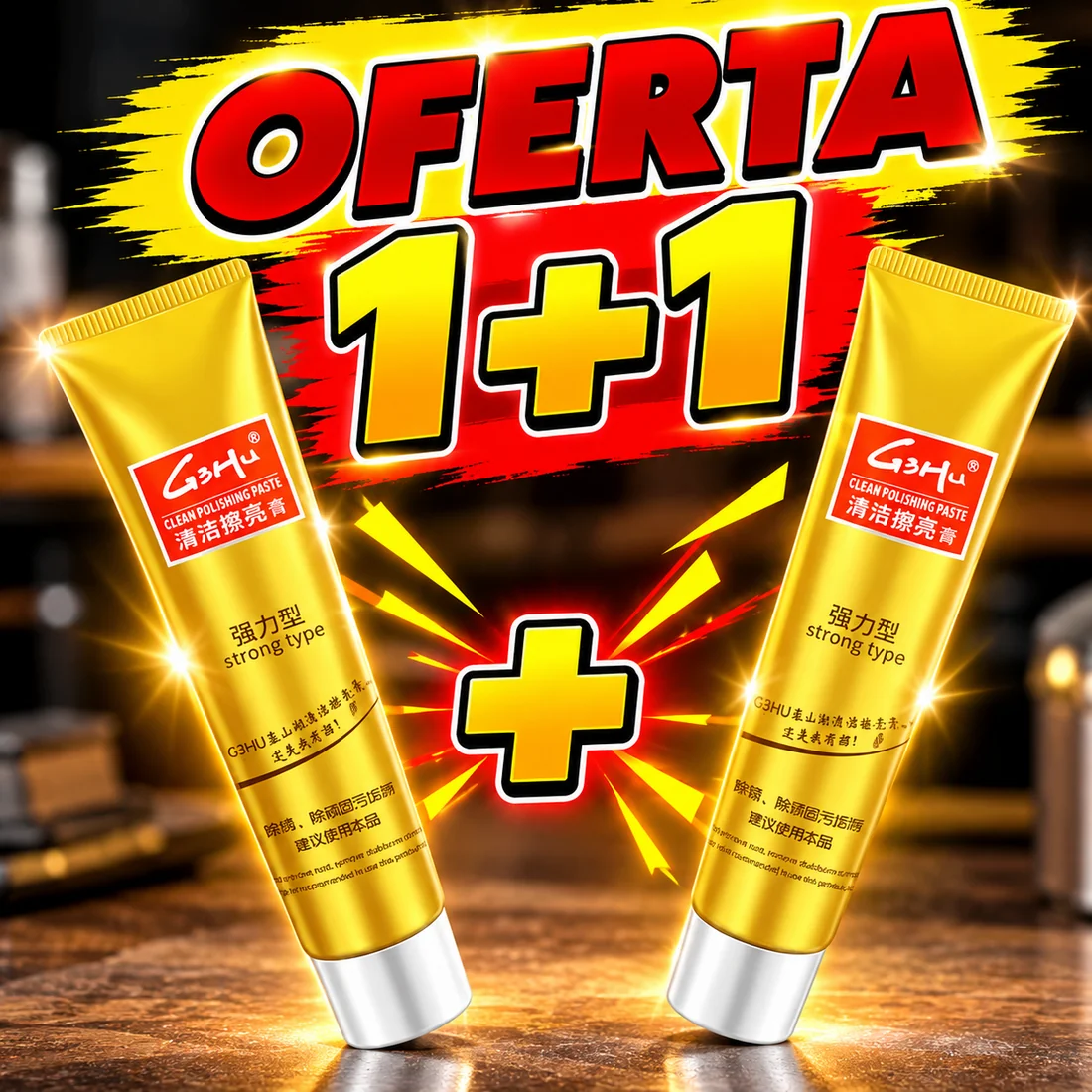 MetalShine Pro — pastă pentru curățare și lustruire metal